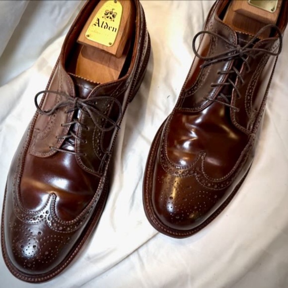Alden Shell Cordovan Long Wings RAVELLO size 12.5 - Picture 6 of 16